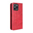 For Fossibot S1 5G Magnetic Buckle Retro Texture Leather Phone Case(Red) - 3