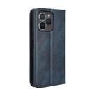 For Fossibot S1 5G Magnetic Buckle Retro Texture Leather Phone Case(Blue) - 3