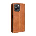 For Fossibot S1 5G Magnetic Buckle Retro Texture Leather Phone Case(Brown) - 3