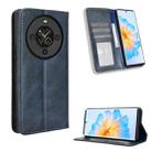 For Fossibot S3 Pro Magnetic Buckle Retro Texture Leather Phone Case(Blue) - 1