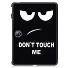 For OnePlus Pad 2 Custer Painted 3-Fold Holder Smart Leather Tablet Case(Big Eye Me) - 3