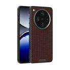 For OPPO Find X8 Pro ABEEL Ruyi Pattern 6D Micro Relief MagSafe Leather Phone Case(Brown) - 1
