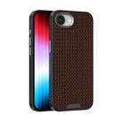 For iPhone 16e ABEEL Ruyi Pattern 6D Micro Relief MagSafe Leather Phone Case(Brown) - 1