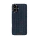 For iPhone 16 Plus ABEEL Ruyi Pattern 6D Micro Relief MagSafe Leather Phone Case(Blue) - 2