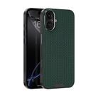 For iPhone 16 Plus ABEEL Ruyi Pattern 6D Micro Relief MagSafe Leather Phone Case(Green) - 1