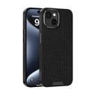 For iPhone 15 Plus ABEEL Ruyi Pattern 6D Micro Relief MagSafe Leather Phone Case(Black) - 1