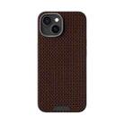 For iPhone 15 Plus ABEEL Ruyi Pattern 6D Micro Relief MagSafe Leather Phone Case(Brown) - 2