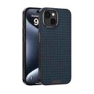 For iPhone 15 Plus ABEEL Ruyi Pattern 6D Micro Relief MagSafe Leather Phone Case(Blue) - 1