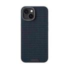 For iPhone 15 Plus ABEEL Ruyi Pattern 6D Micro Relief MagSafe Leather Phone Case(Blue) - 2