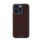 For iPhone 14 Pro ABEEL Ruyi Pattern 6D Micro Relief MagSafe Leather Phone Case(Brown) - 2