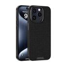 For iPhone 13 Pro Max ABEEL Ruyi Pattern 6D Micro Relief MagSafe Leather Phone Case(Black) - 1