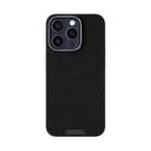 For iPhone 13 Pro Max ABEEL Ruyi Pattern 6D Micro Relief MagSafe Leather Phone Case(Black) - 2