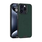 For iPhone 13 Pro Max ABEEL Ruyi Pattern 6D Micro Relief MagSafe Leather Phone Case(Green) - 1