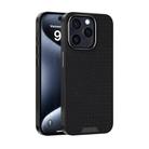 For iPhone 13 Pro ABEEL Ruyi Pattern 6D Micro Relief MagSafe Leather Phone Case(Black) - 1
