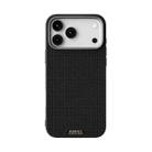 For iPhone 17 Pro Max ABEEL Ruyi Pattern 6D Micro Relief MagSafe Leather Phone Case(Black) - 2