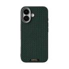 For iPhone 17 ABEEL Ruyi Pattern 6D Micro Relief MagSafe Leather Phone Case(Green) - 2