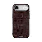 For iPhone 17 Air ABEEL Ruyi Pattern 6D Micro Relief MagSafe Leather Phone Case(Brown) - 2