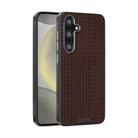 For Samsung Galaxy S25+ 5G ABEEL Ruyi Pattern 6D Micro Relief MagSafe Leather Phone Case(Brown) - 1