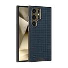 For Samsung Galaxy S24 Ultra 5G ABEEL Ruyi Pattern 6D Micro Relief MagSafe Leather Phone Case(Blue) - 1