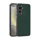 For Samsung Galaxy S24 5G ABEEL Ruyi Pattern 6D Micro Relief MagSafe Leather Phone Case(Green) - 1