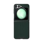 For Samsung Galaxy Z Flip6 5G ABEEL Ruyi Pattern 6D Micro Relief MagSafe Leather Phone Case(Green) - 2