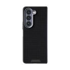 For Samsung Galaxy Z Fold5 5G ABEEL Ruyi Pattern 6D Micro Relief MagSafe Leather Phone Case(Black) - 2