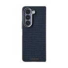 For Samsung Galaxy Z Fold5 5G ABEEL Ruyi Pattern 6D Micro Relief MagSafe Leather Phone Case(Blue) - 2