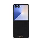 For Samsung Galaxy Z Flip7 5G ABEEL Ruyi Pattern 6D Micro Relief MagSafe Leather Phone Case(Black) - 2