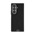 For Samsung Galaxy Z Fold7 5G ABEEL Ruyi Pattern 6D Micro Relief MagSafe Leather Phone Case(Black) - 2