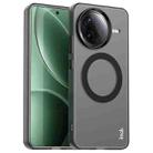For Redmi K80 5G / POCO F7 Pro 5G IMAK Chocolate Series TPU + PET MagSafe Phone Case(Black) - 1