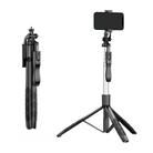 Lenovo Thinkplus H18B Flagship Stainless Steel Bluetooth Selfie Stick, 1.8m(Black) - 1
