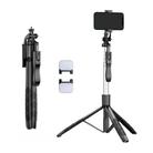 Lenovo Thinkplus H18B Flagship Stainless Steel Bluetooth Selfie Stick with Dual Fill Light, 1.8m(Black) - 1