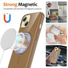 For iPhone 14 Plus Glossy TPU Shockproof MagSafe Phone Case with Lanyard(Gold) - 2