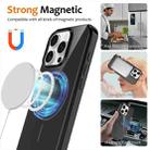 For iPhone 14 Pro Glossy TPU Shockproof MagSafe Phone Case with Lanyard(Black) - 2