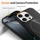 For iPhone 13 Pro Max Glossy TPU Shockproof MagSafe Phone Case with Lanyard(Black) - 3