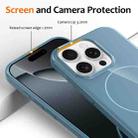 For iPhone 13 Pro Glossy TPU Shockproof MagSafe Phone Case with Lanyard(Blue) - 3