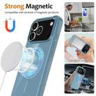 For iPhone 17 Pro Max Glossy TPU Shockproof MagSafe Phone Case with Lanyard(Blue) - 2