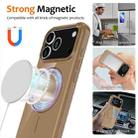 For iPhone 17 Pro Max Glossy TPU Shockproof MagSafe Phone Case with Lanyard(Gold) - 2