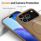 For iPhone 17 Pro Max Glossy TPU Shockproof MagSafe Phone Case with Lanyard(Gold) - 3