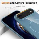 For iPhone 17 Air Glossy TPU Shockproof MagSafe Phone Case with Lanyard(Blue) - 3