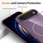 For iPhone 17 Air Glossy TPU Shockproof MagSafe Phone Case with Lanyard(Purple) - 3