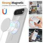 For iPhone 17 Air Glossy TPU Shockproof MagSafe Phone Case with Lanyard(White) - 2