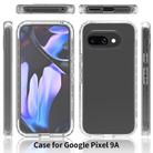 For Google Pixel 9a Full Body Shockproof Clear Gradient Phone Case with PET Film(Transparent) - 2