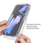 For Google Pixel 9a Full Body Shockproof Clear Gradient Phone Case with PET Film(Transparent) - 3