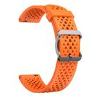 For Xiaomi Watch S4 Sport Kalebol 22mm Silicone Strap(Orange) - 2