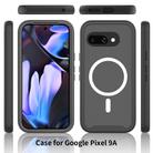 For Google Pixel 9a Starry Sky Solid Color MagSafe TPU Clear PC Phone Case(Purple) - 2