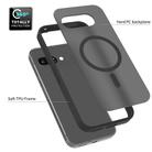 For Google Pixel 9a Skin Feel TPU Hybrid PC MagSafe Phone Case(Blue) - 3