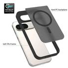 For Google Pixel 9 / 9 Pro Skin Feel TPU Hybrid PC MagSafe Phone Case(Black) - 3