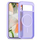 For Google Pixel 10 / 10 Pro Skin Feel TPU Hybrid PC MagSafe Phone Case(Purple) - 1