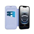 For iPhone 16e Magnetic Armor Series RFID Card Slots Leather Phone Case(Purple) - 3